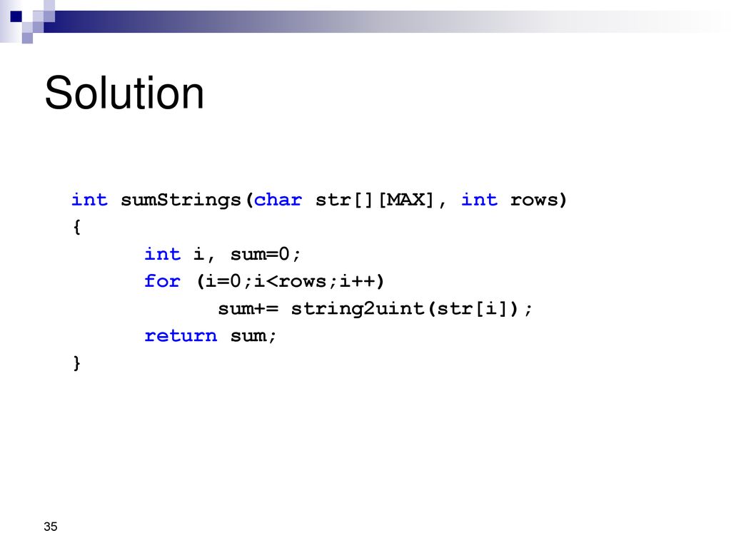 Programming Strings. - ppt download